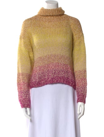 forte_forte Striped Turtleneck Sweater