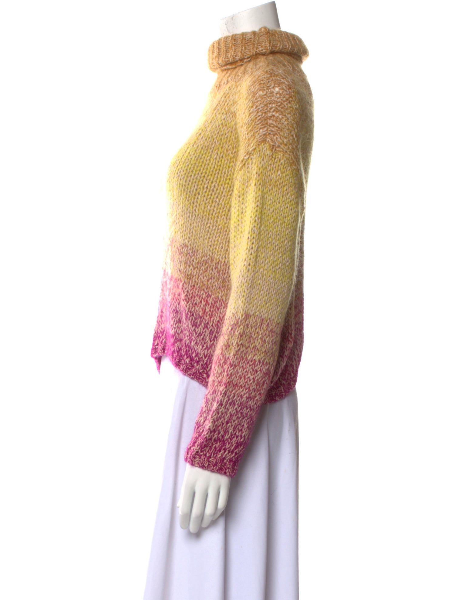 forte_forte Striped Turtleneck Sweater