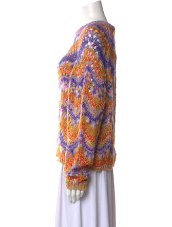 forte_forte Striped Crew Neck Sweater