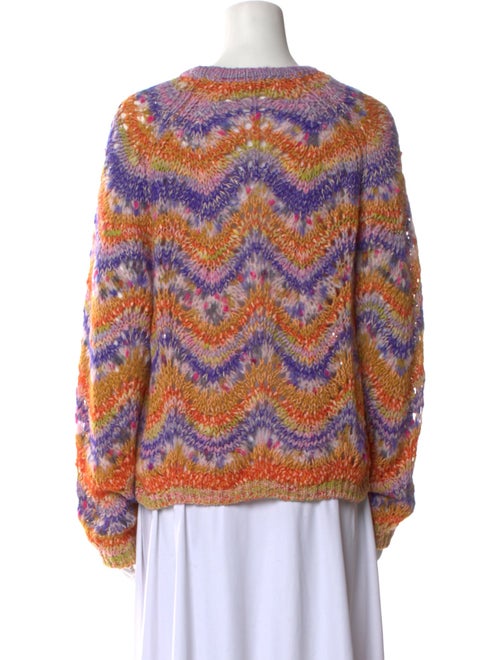 forte_forte Striped Crew Neck Sweater