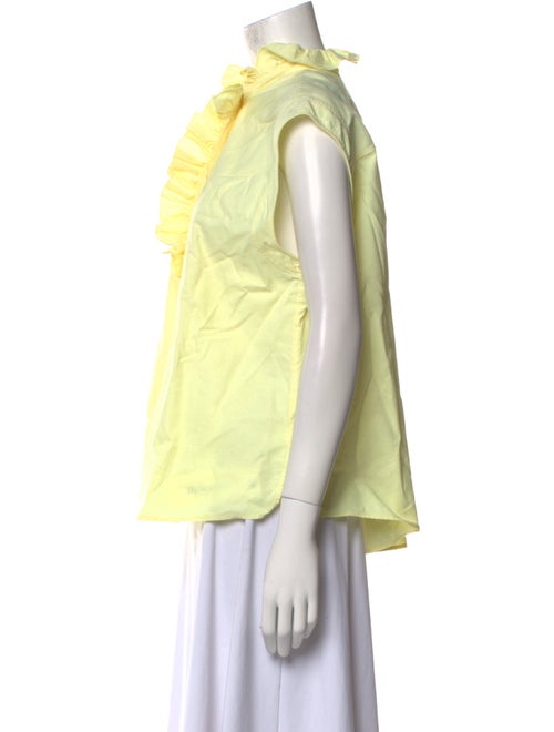 forte_forte Mock Neck Short Sleeve Top