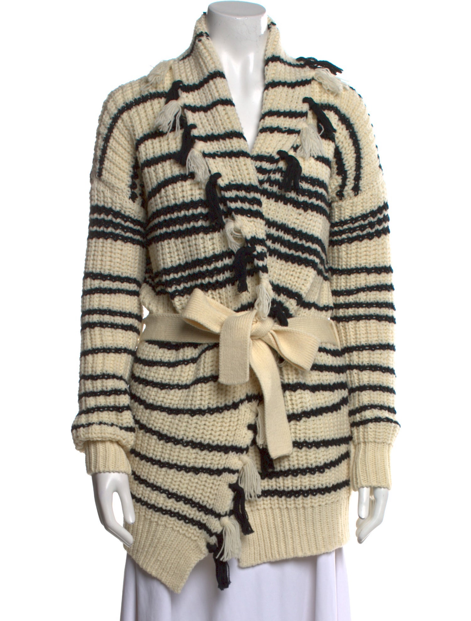 forte_forte Virgin Wool Striped Sweater