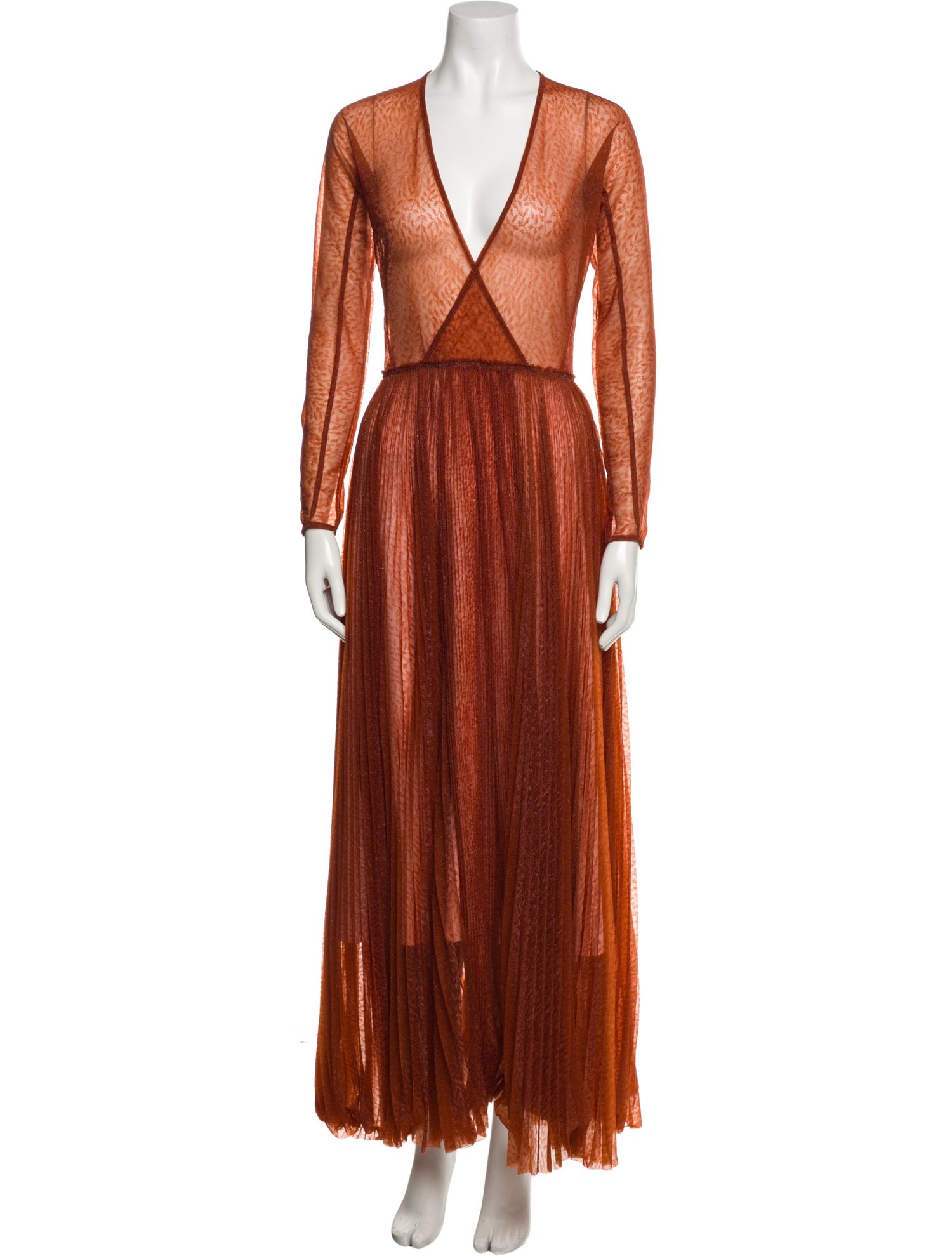 forte_forte V-Neck Long Dress w/ Tags