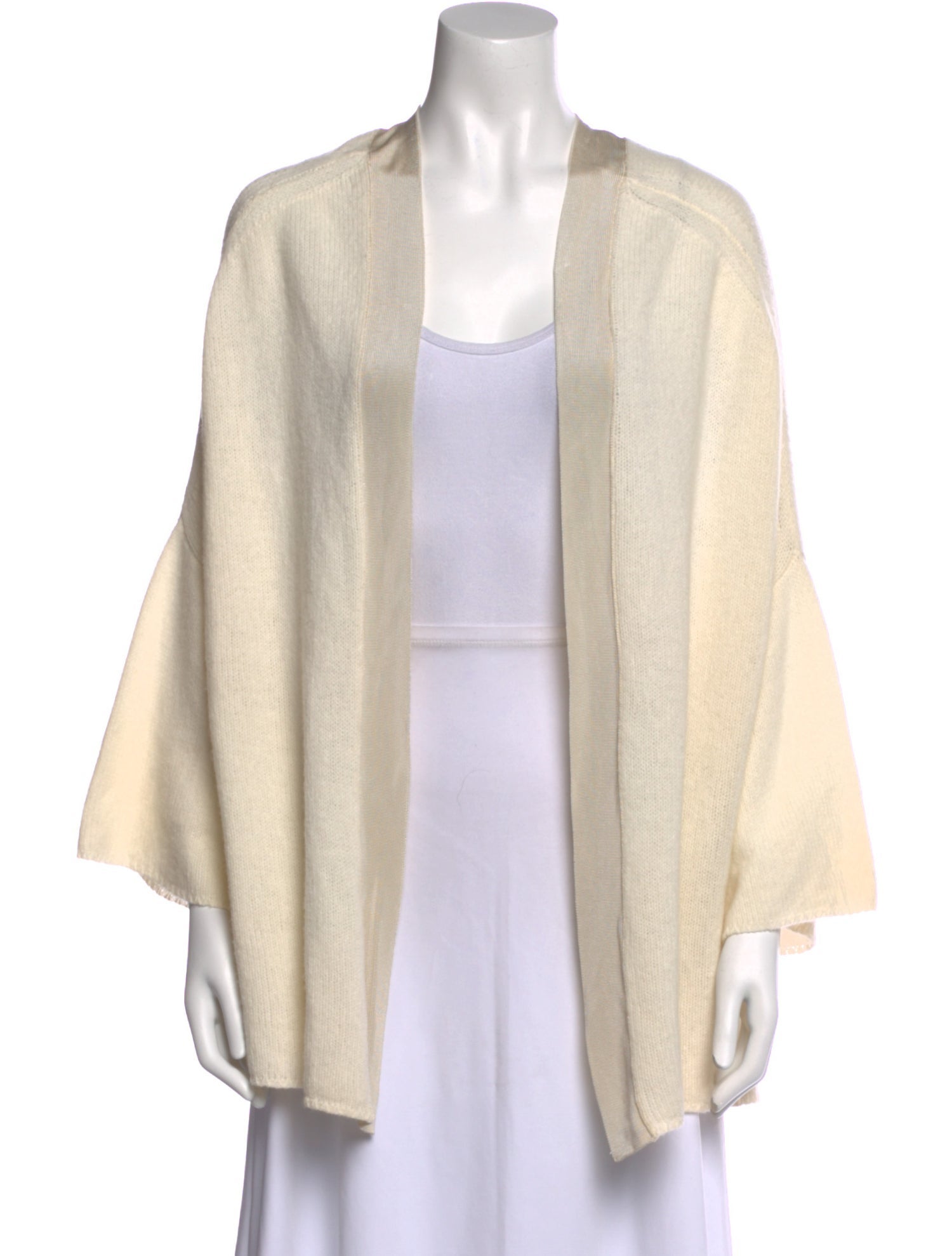 forte_forte Virgin Wool Open Front Sweater