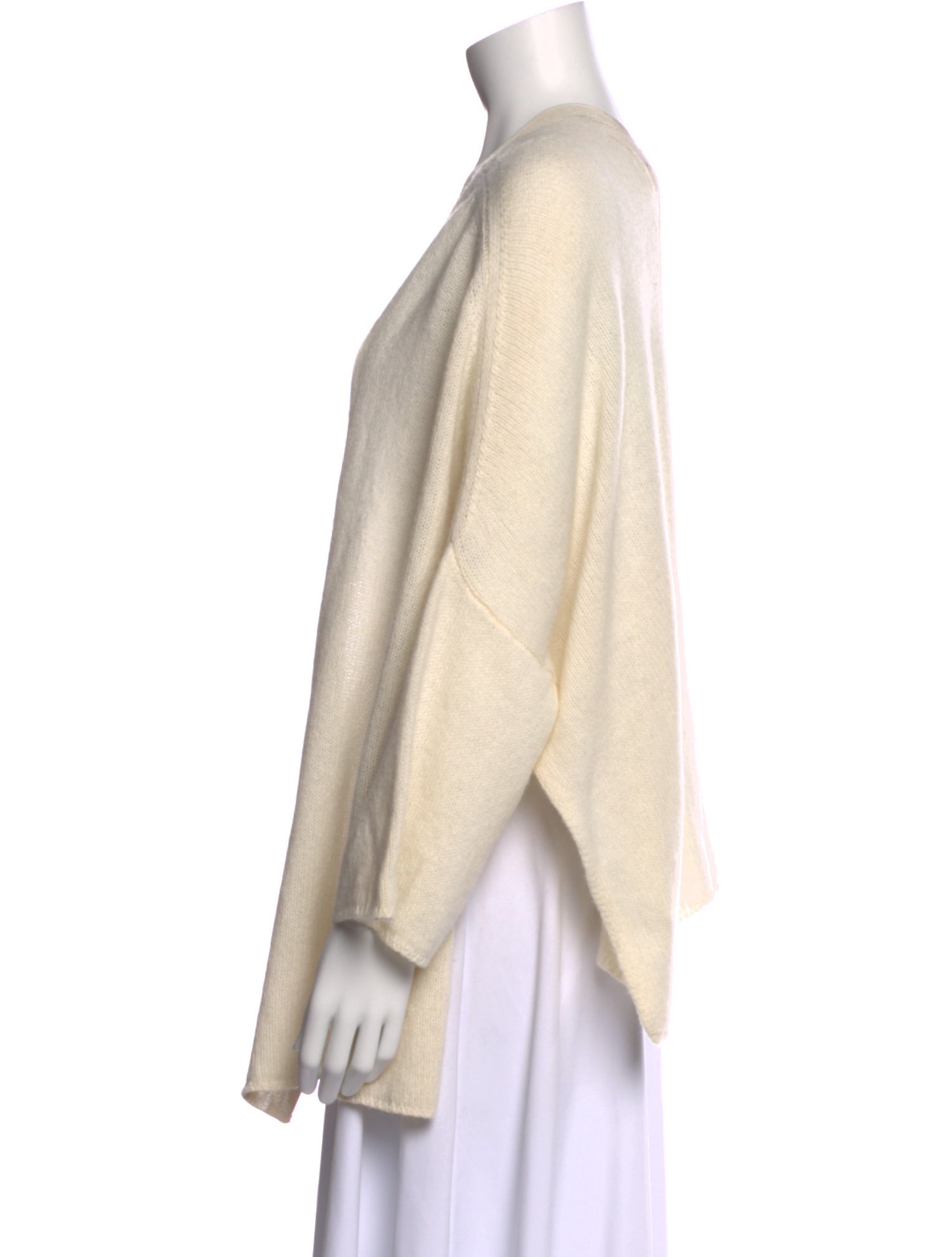 forte_forte Virgin Wool Open Front Sweater