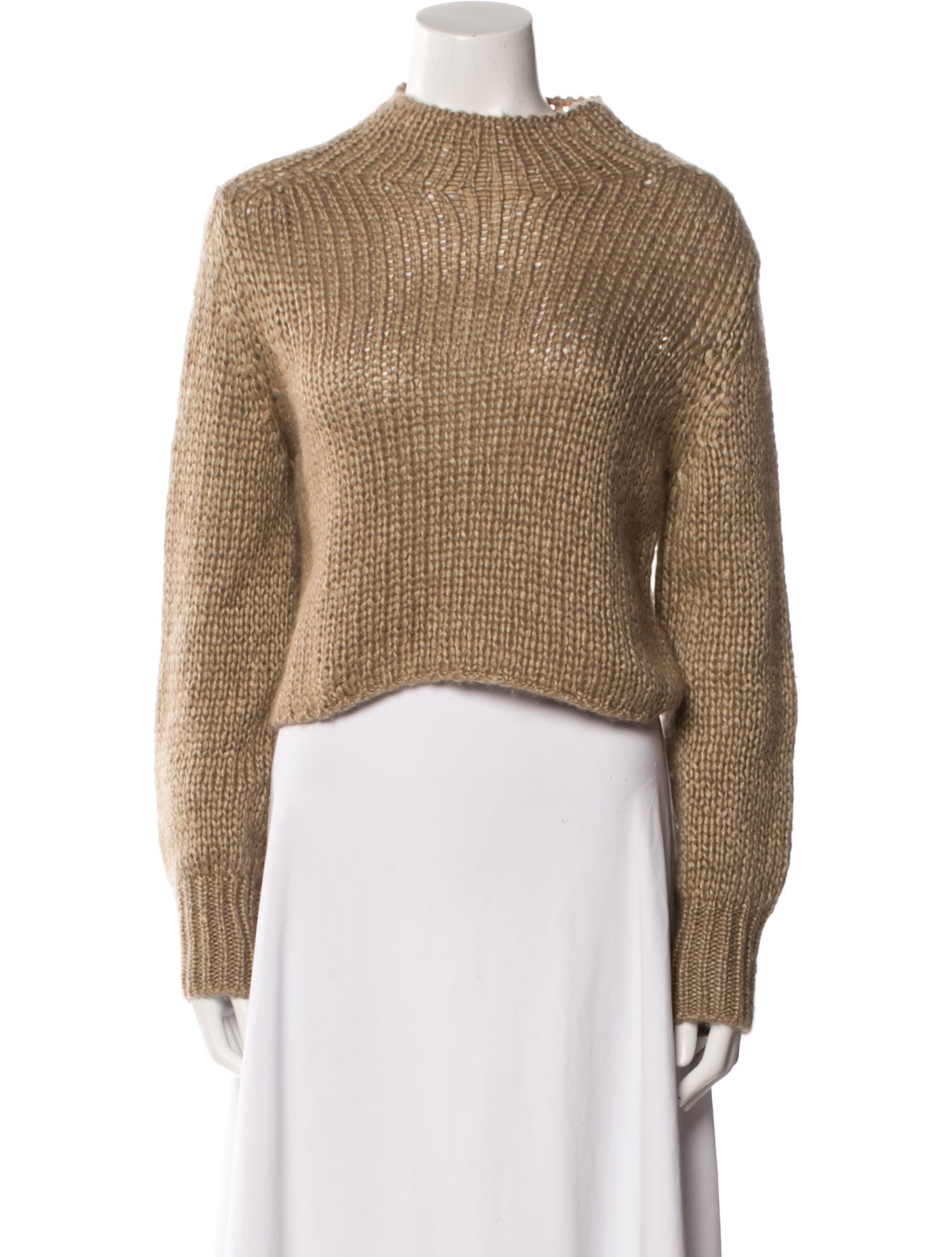 forte_forte Silk Mock Neck Sweater