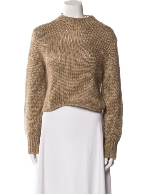 forte_forte Silk Mock Neck Sweater