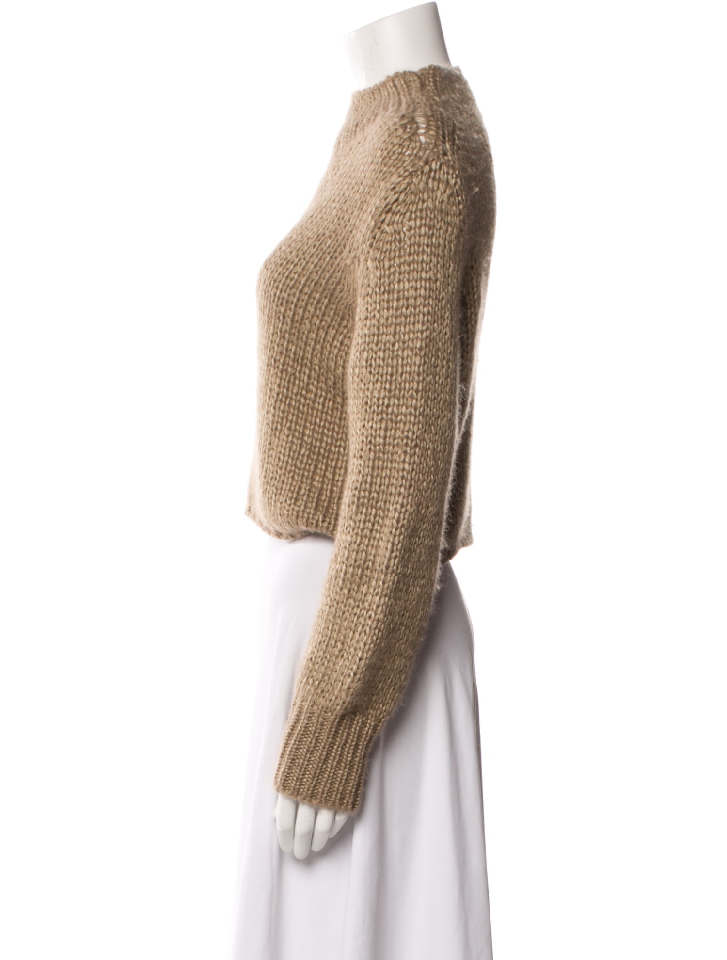 forte_forte Silk Mock Neck Sweater