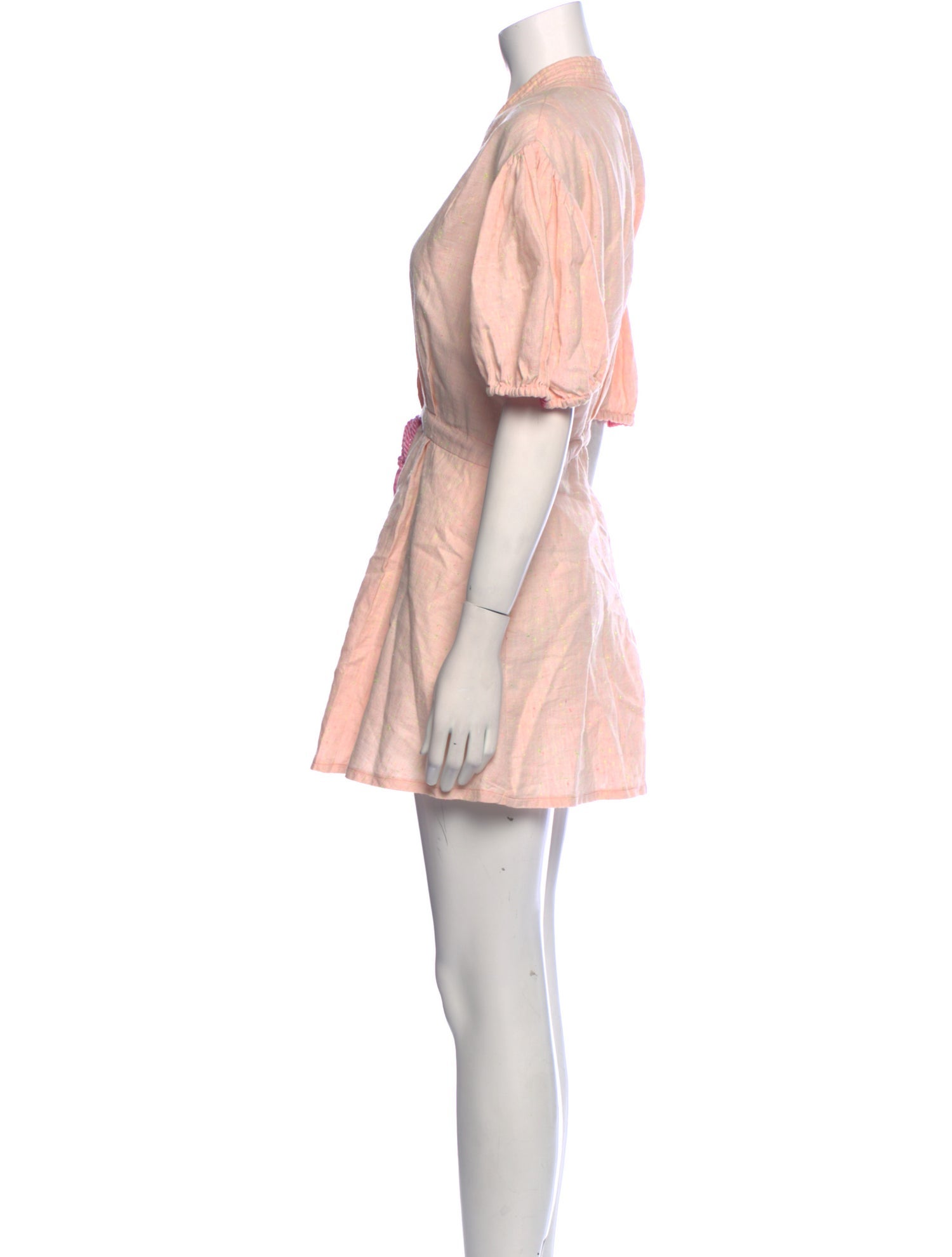 forte_forte Linen V-Neck Romper