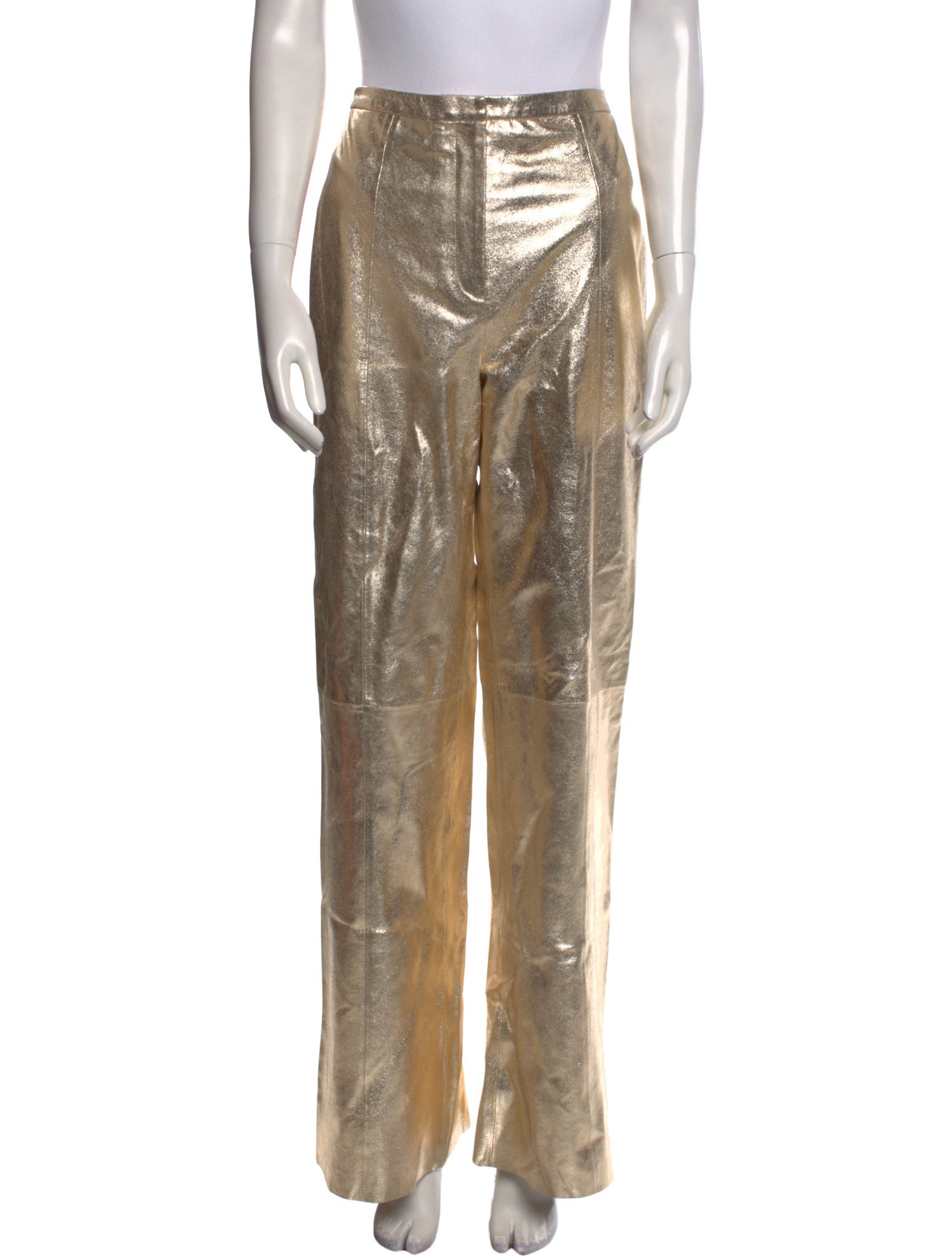 forte_forte Leather Wide Leg Pants w/ Tags