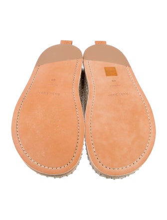 forte_forte Mesh Crystal Embellishments Mules