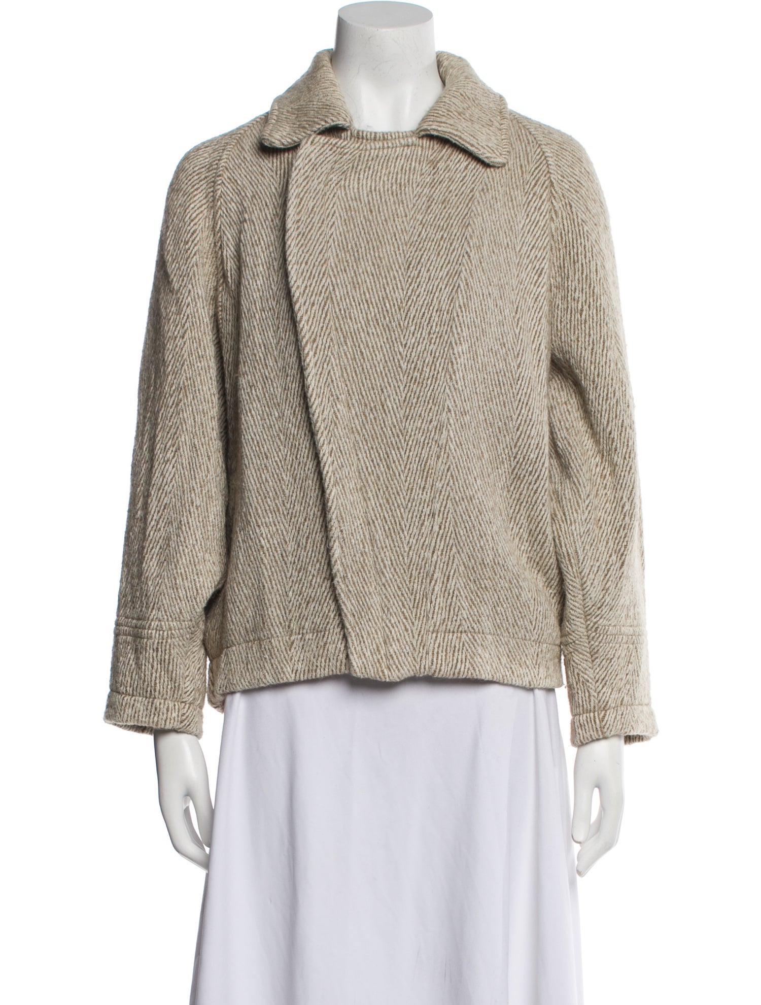 forte_forte Tweed Pattern Jacket