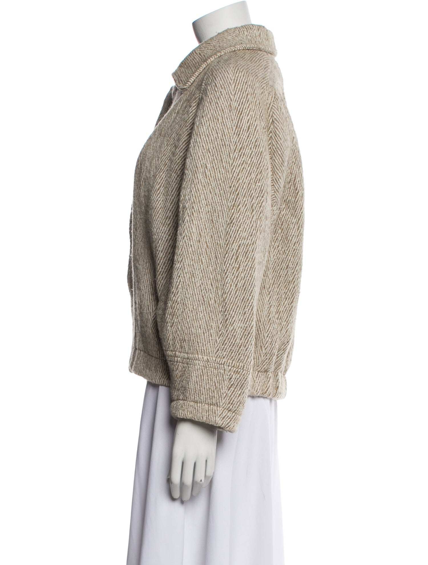 forte_forte Tweed Pattern Jacket