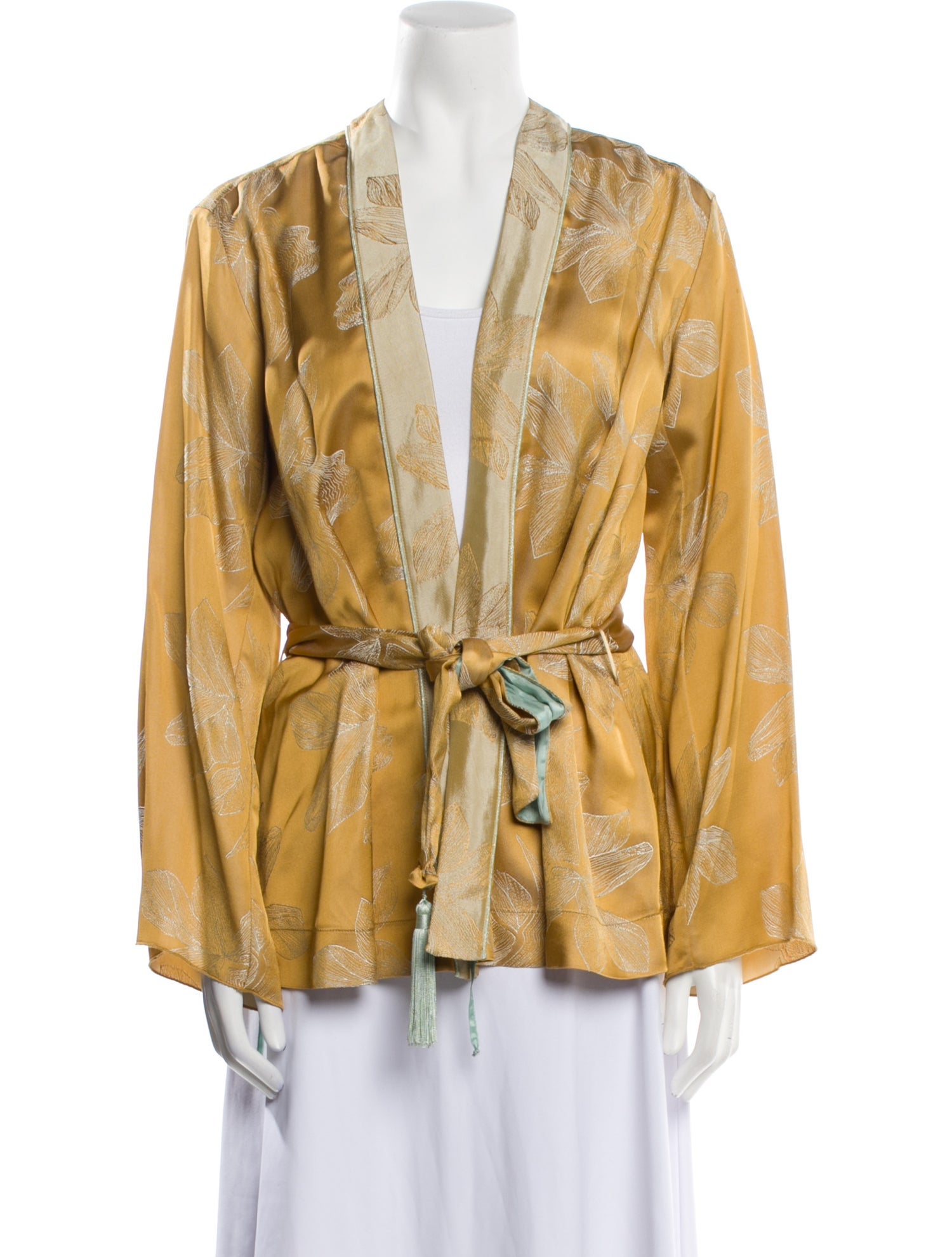 forte_forte Floral Print Evening Jacket