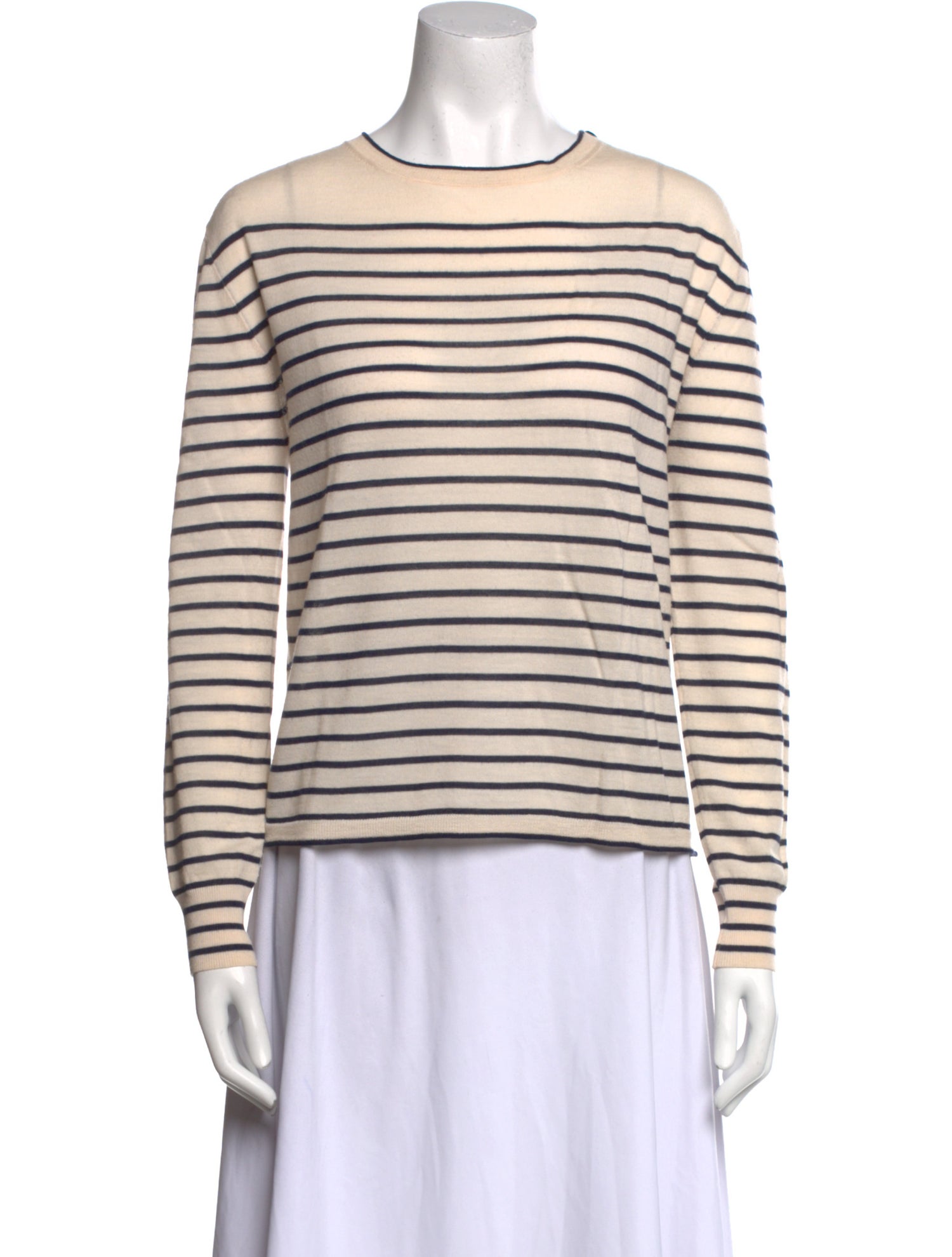 forte_forte Virgin Wool Striped Sweater