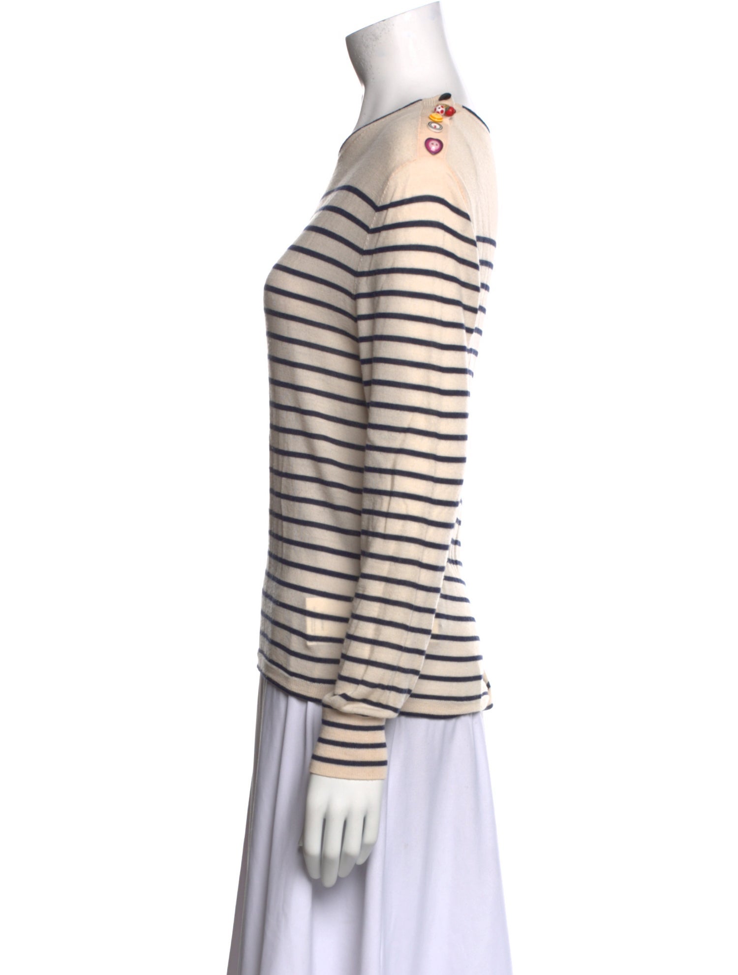 forte_forte Virgin Wool Striped Sweater