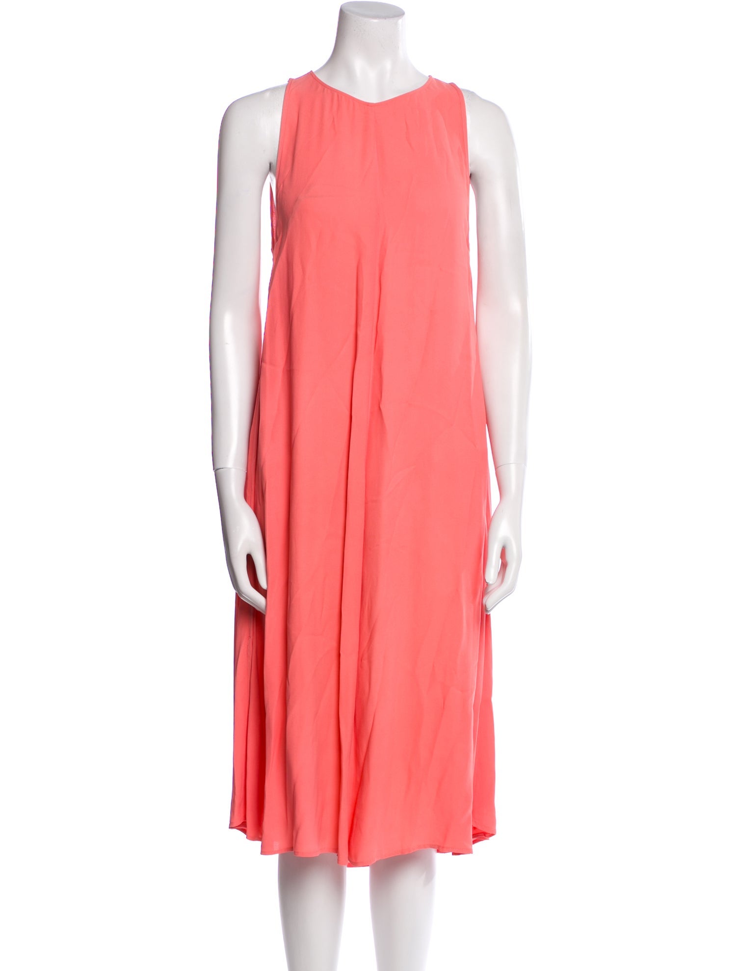 forte_forte Crew Neck Midi Length Dress