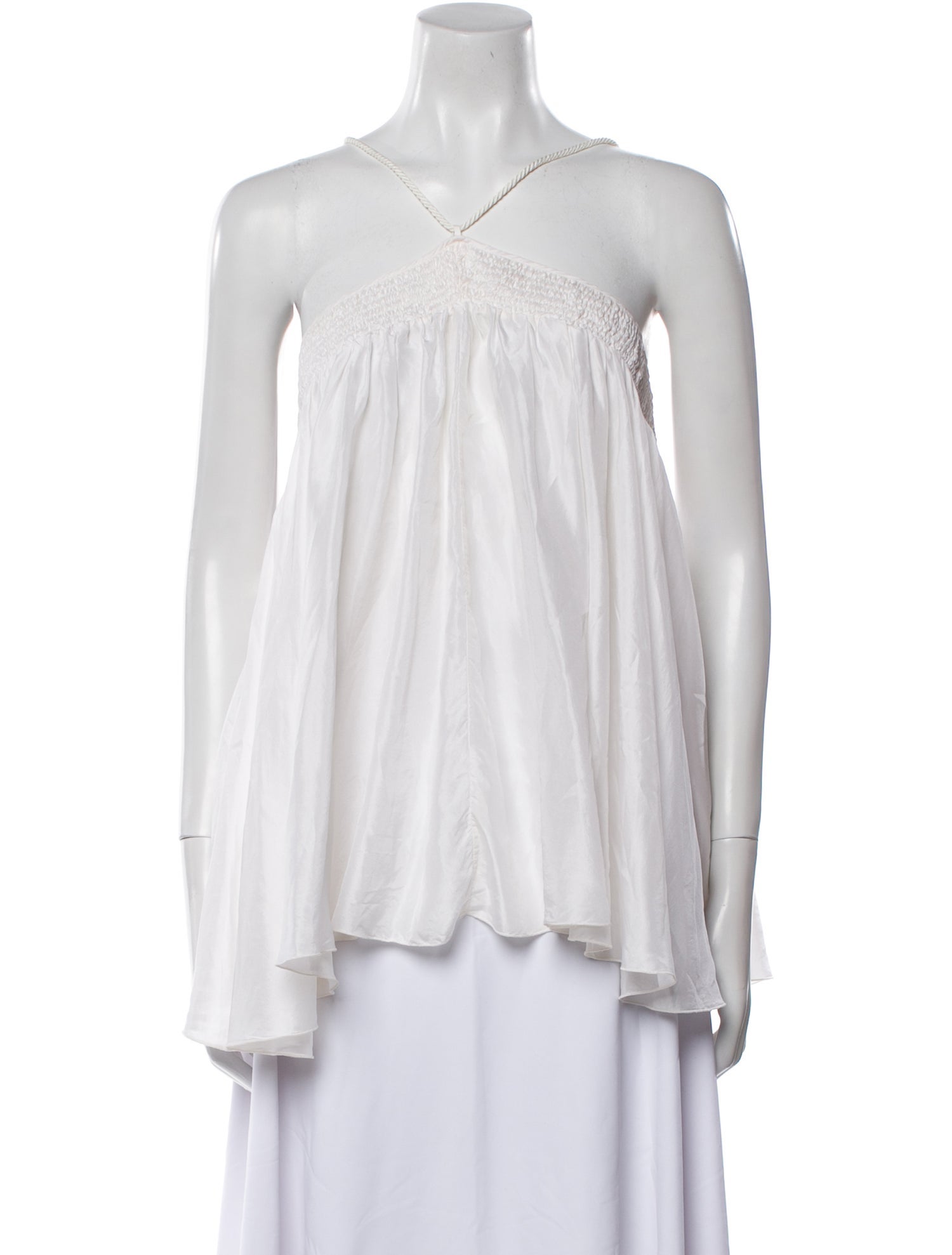 forte_forte Silk V-Neck Blouse