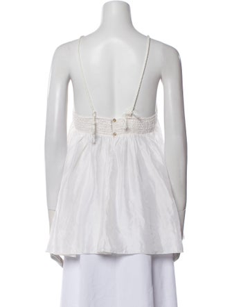 forte_forte Silk V-Neck Blouse