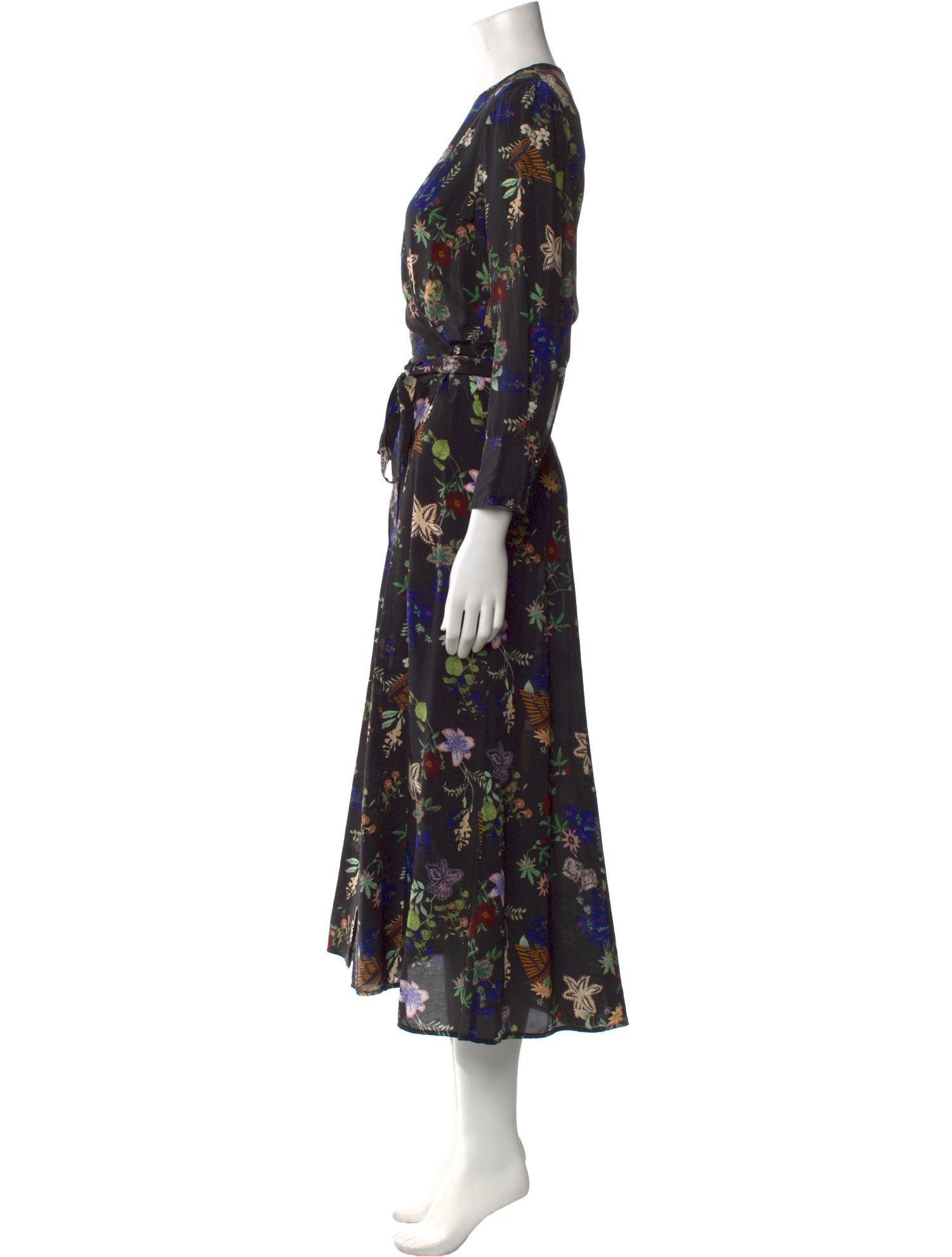 forte_forte Floral Print Long Dress