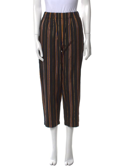 forte_forte Striped Straight Leg Pants