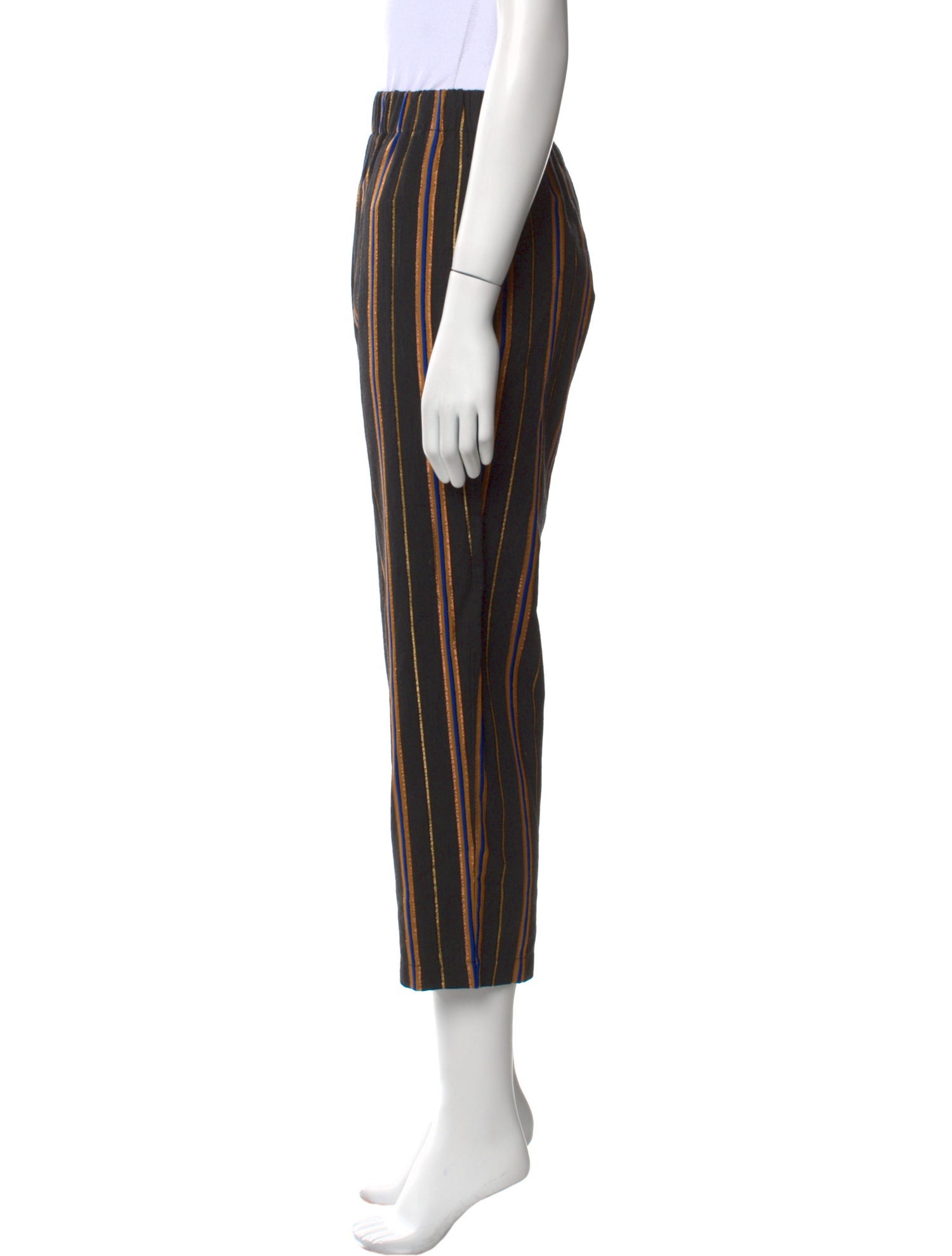 forte_forte Striped Straight Leg Pants
