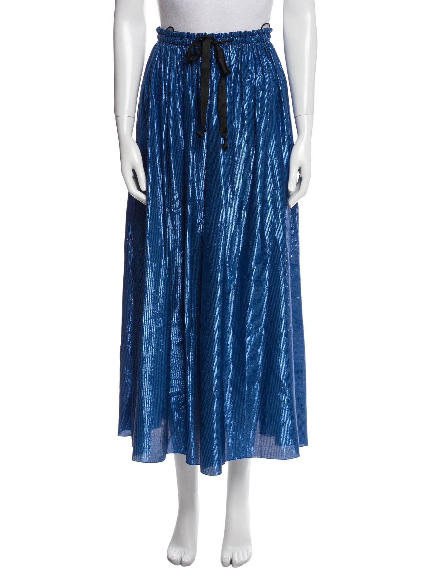 forte_forte Silk Midi Length Skirt