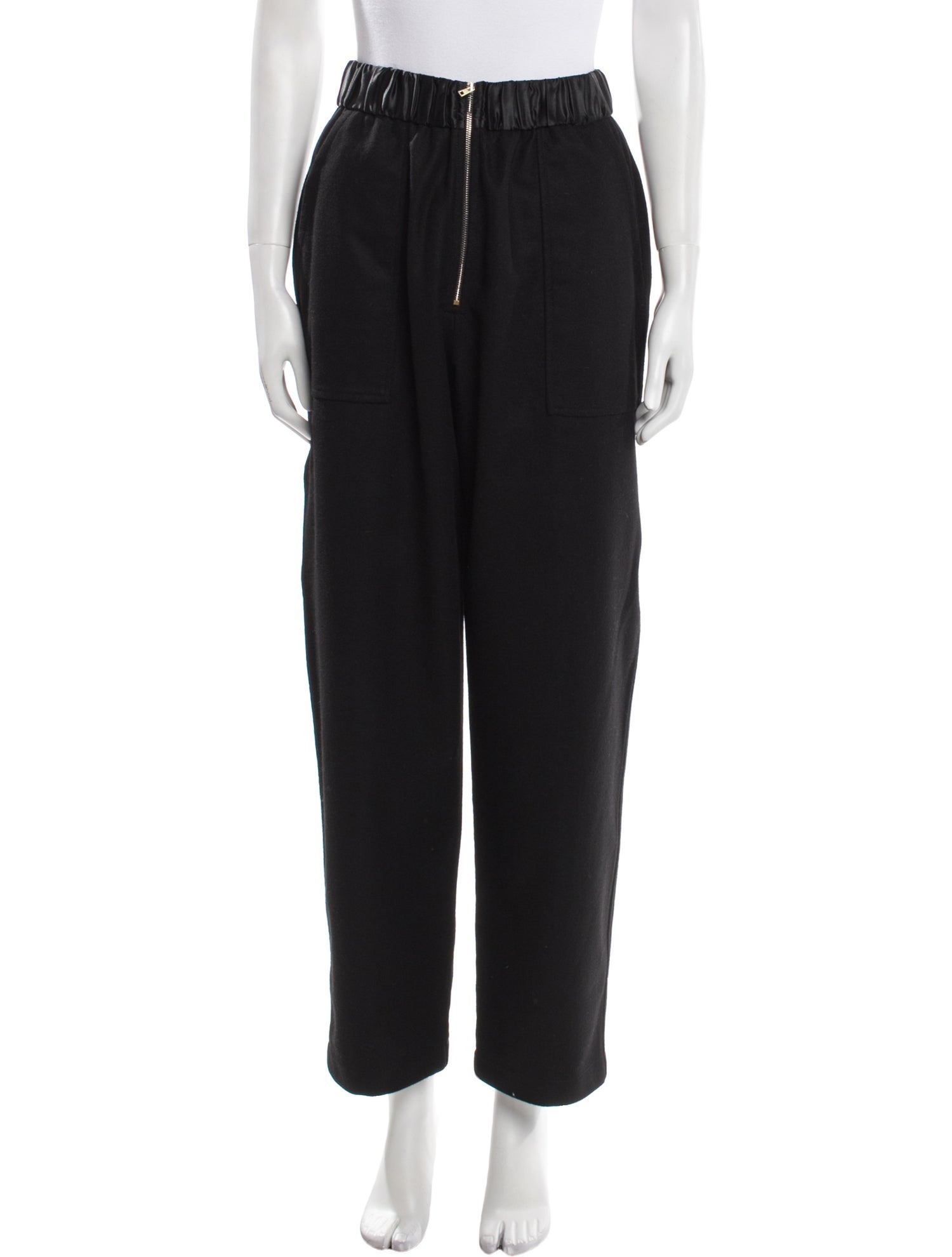 forte_forte Wool Straight Leg Pants