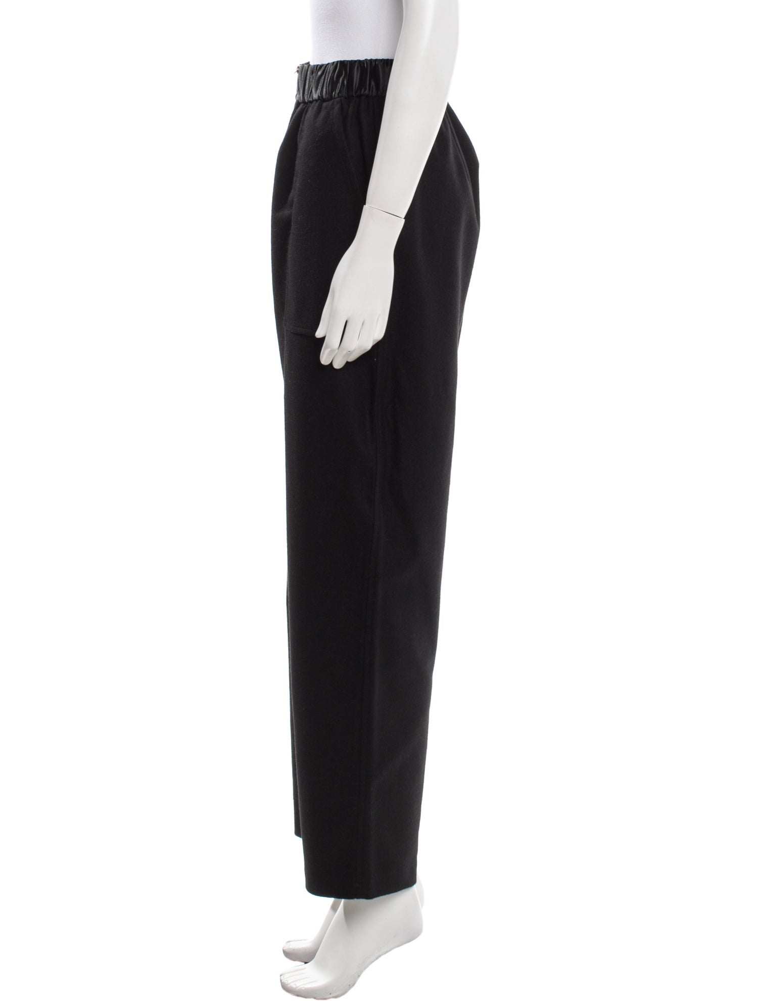 forte_forte Wool Straight Leg Pants