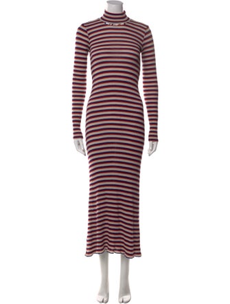 forte_forte Striped Long Dress