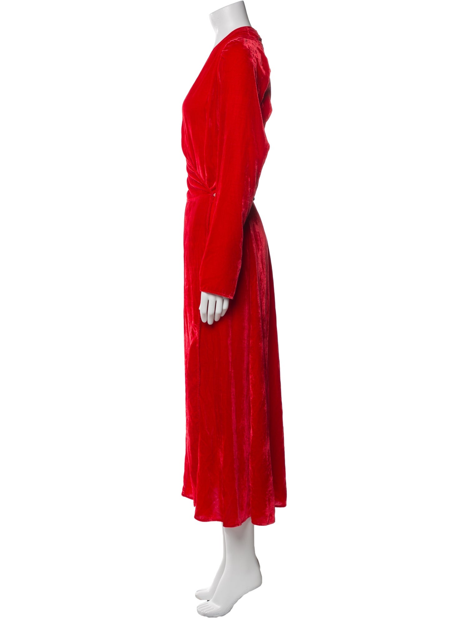 forte_forte Velvet Midi Length Dress