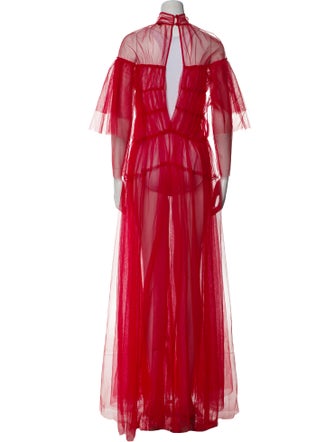 forte_forte Mock Neck Long Dress