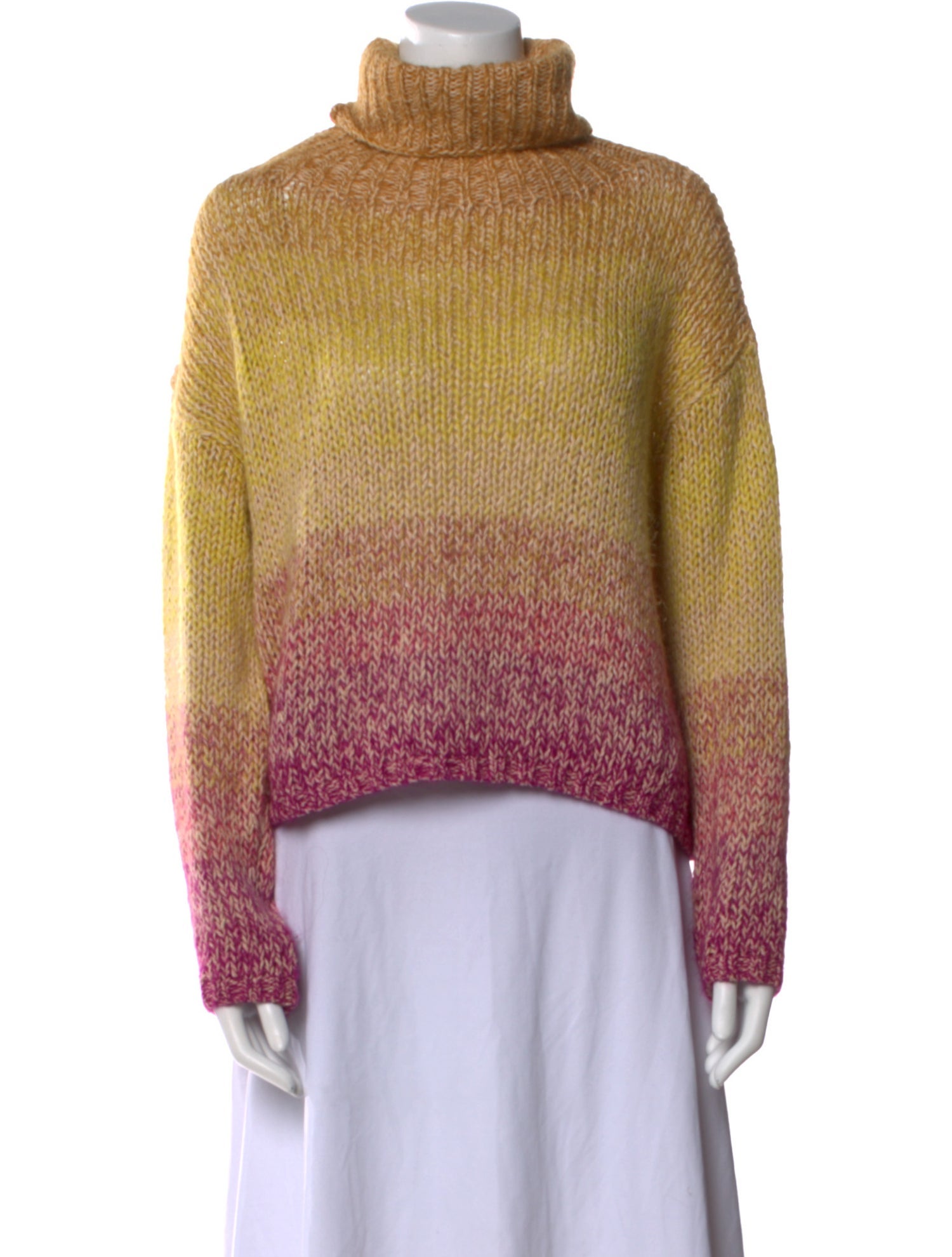 forte_forte Striped Turtleneck Sweater