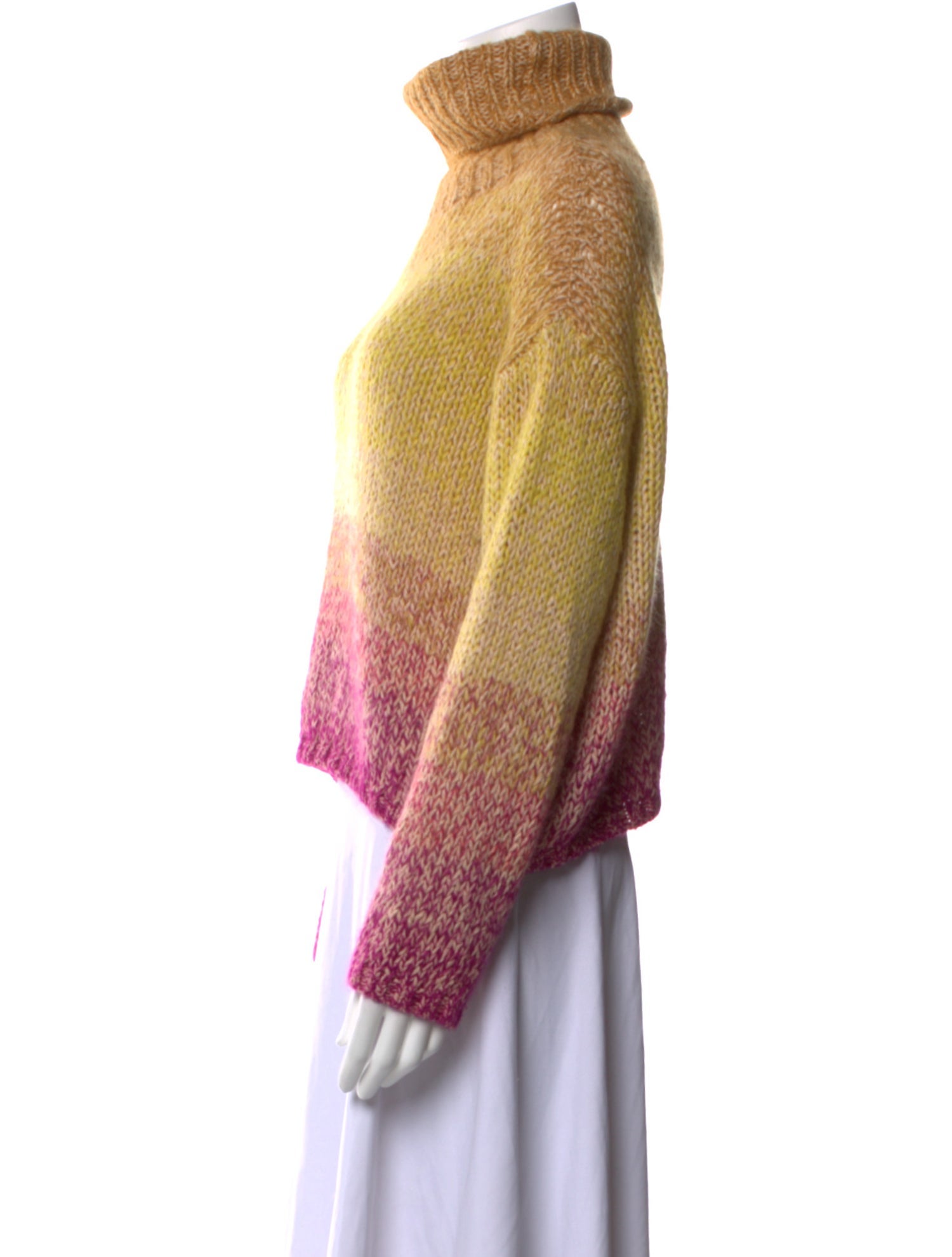 forte_forte Striped Turtleneck Sweater