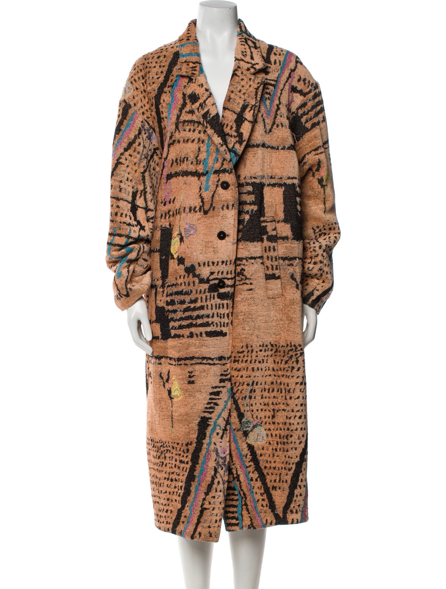 forte_forte Jacquard Paisley Print Jacket