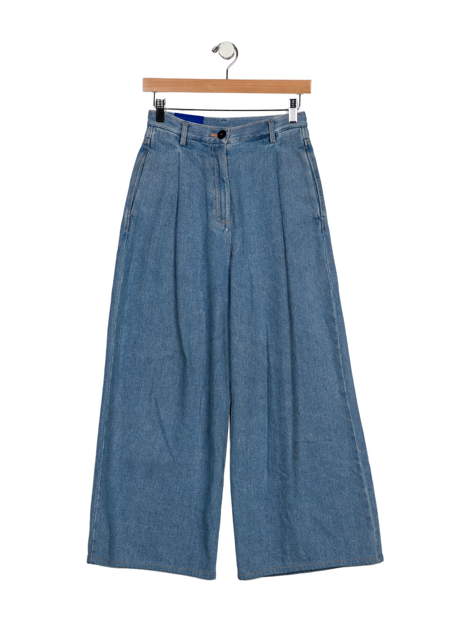 forte_forte High-Rise Wide Leg Jeans