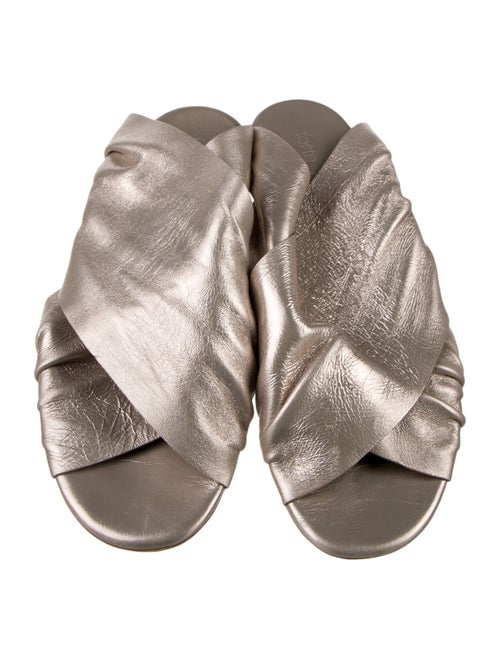 forte_forte Leather Slides