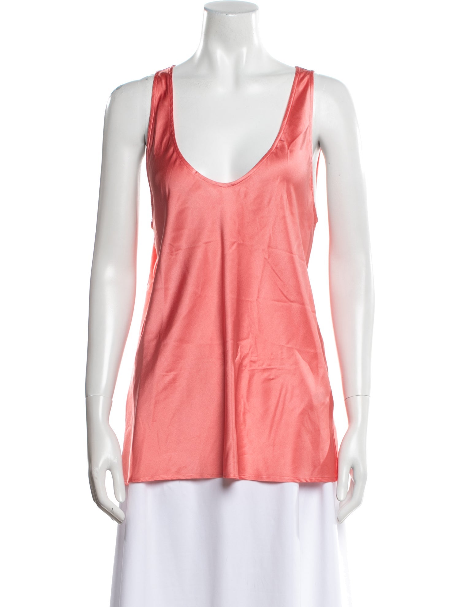 forte_forte Silk Scoop Neck Top