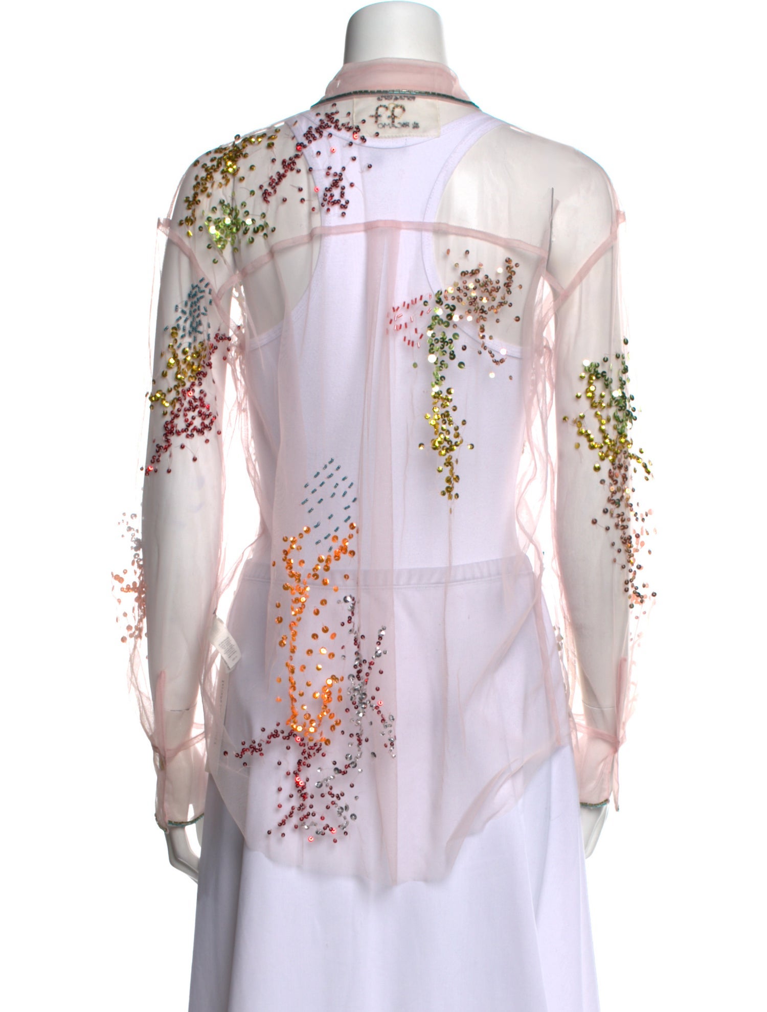 forte_forte Floral Print Long Sleeve Button-Up Top