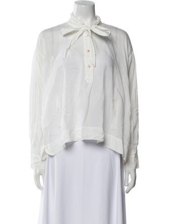 forte_forte Long Sleeve Button-Up Top