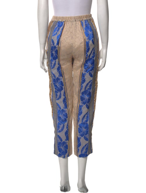 forte_forte Floral Print Straight Leg Pants