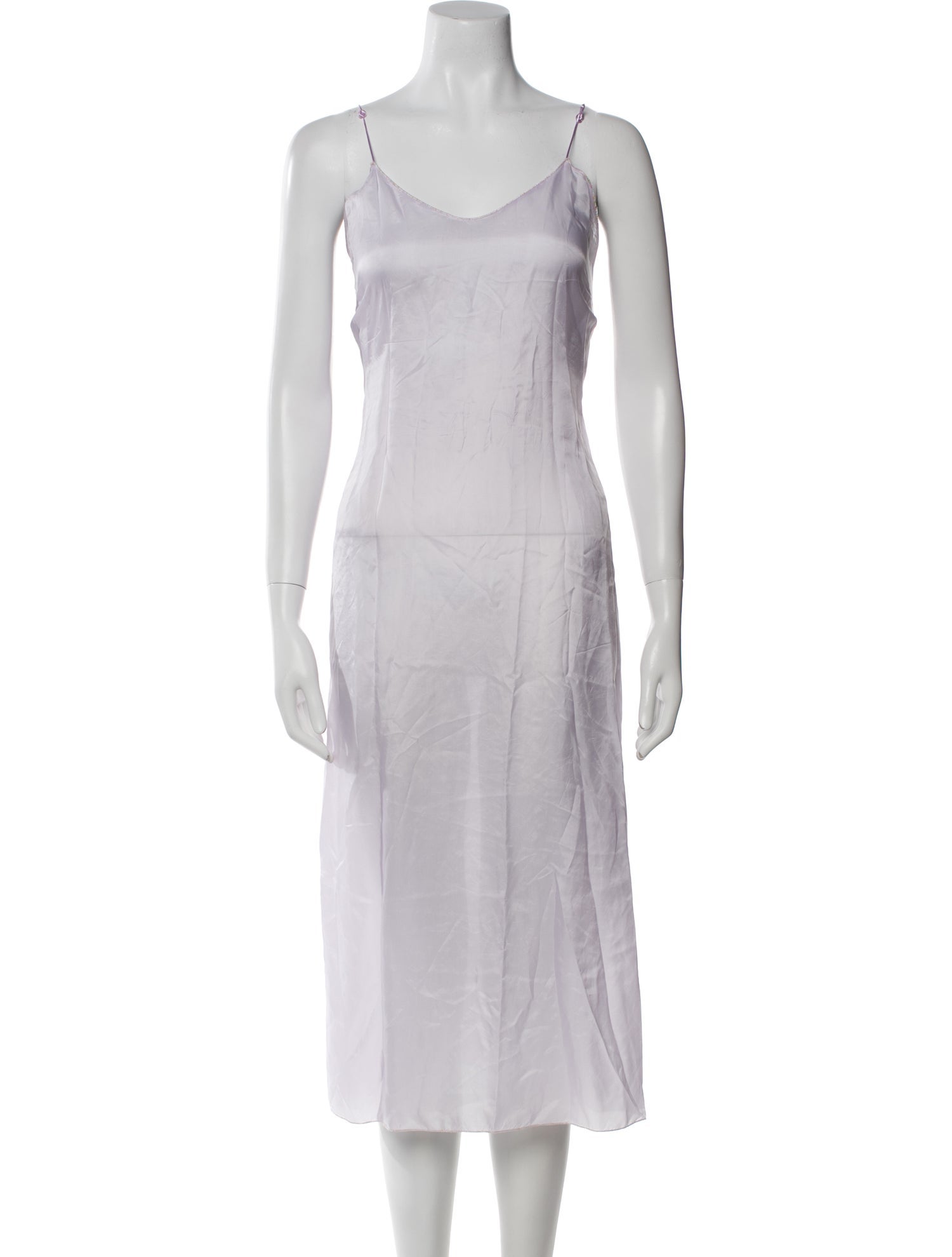 forte_forte Scoop Neck Midi Length Dress