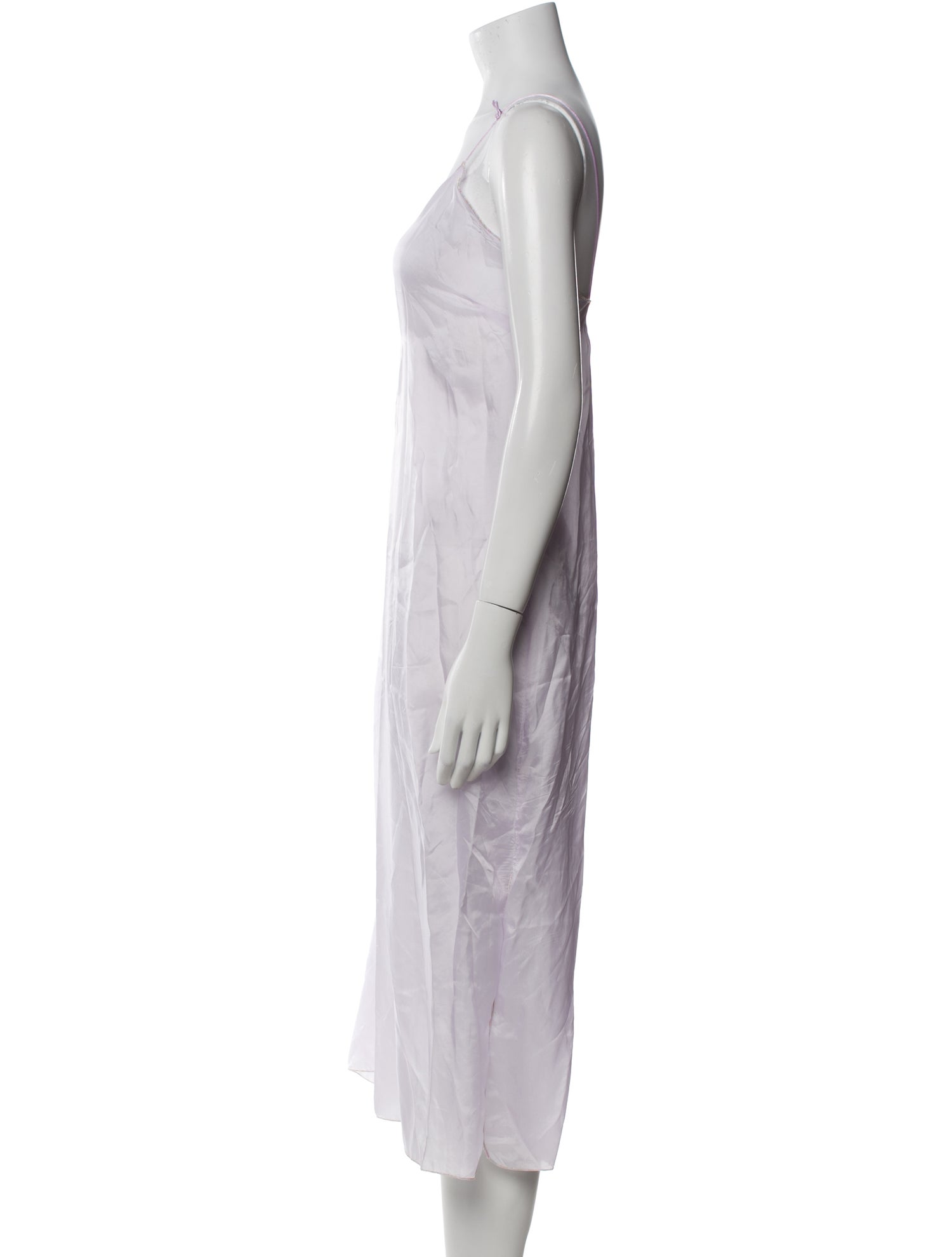 forte_forte Scoop Neck Midi Length Dress