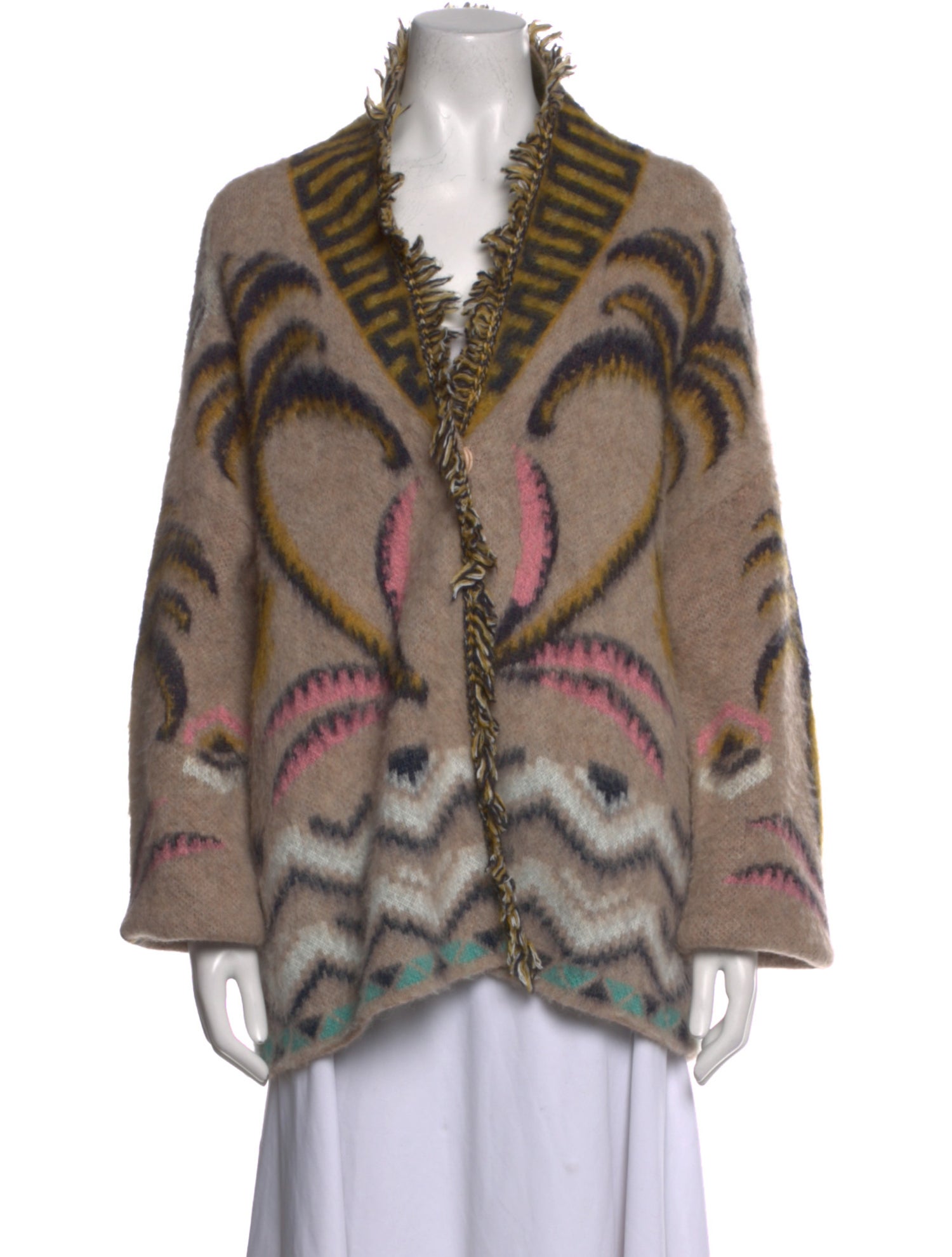 forte_forte Alpaca Printed Sweater