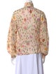forte_forte Floral Print Long Sleeve Button-Up Top