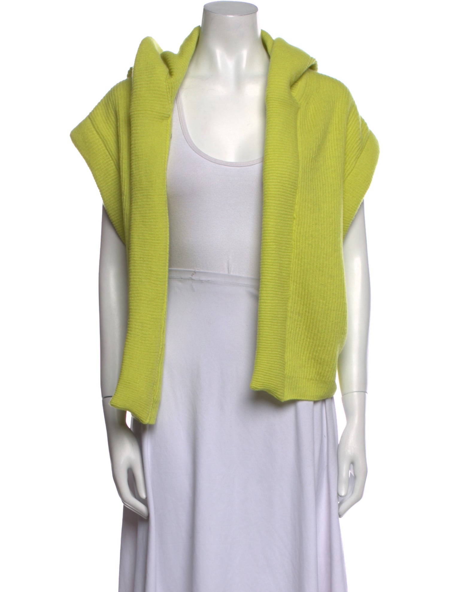 forte_forte Virgin Wool Open Front Sweater