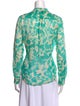 forte_forte Printed Long Sleeve Button-Up Top