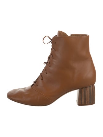 forte_forte Leather Lace-Up Boots