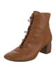 forte_forte Leather Lace-Up Boots