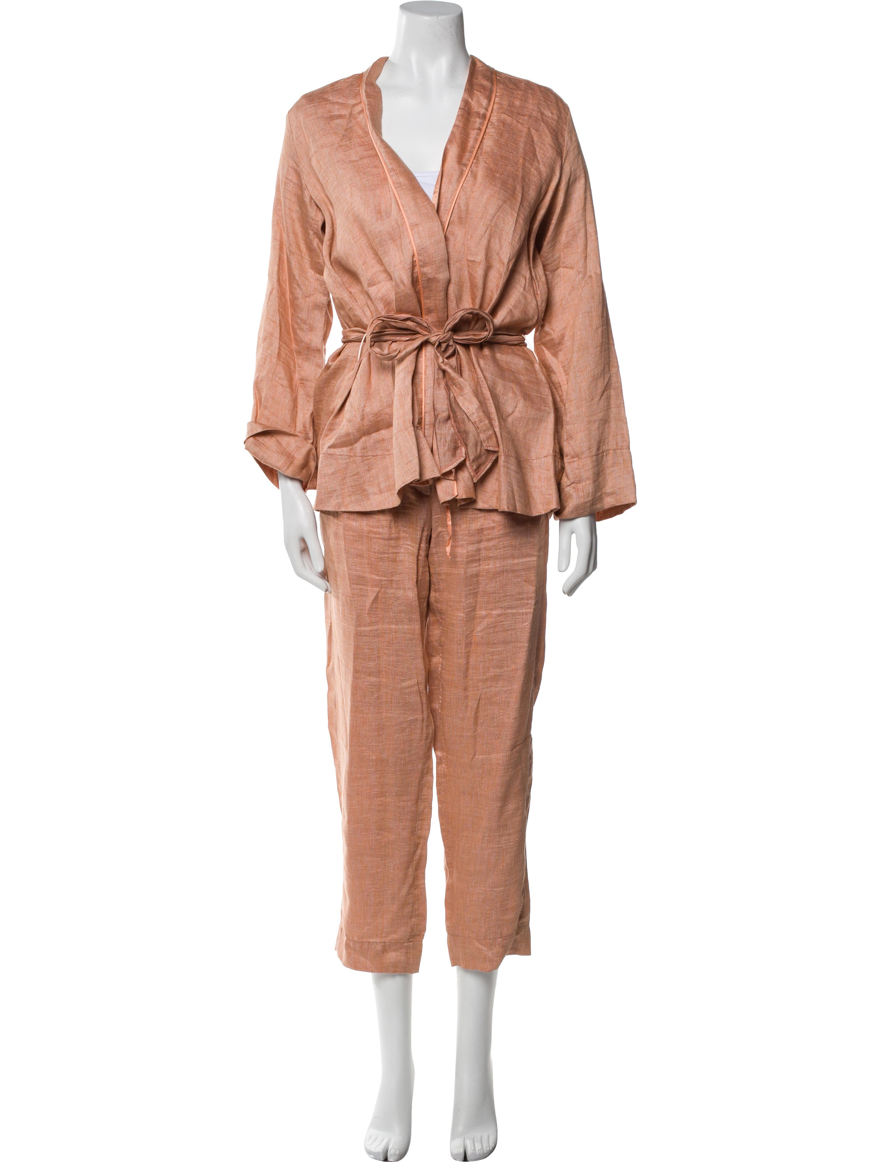 forte_forte Linen Pant Set